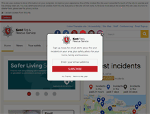 Tablet Screenshot of kent.fire-uk.org